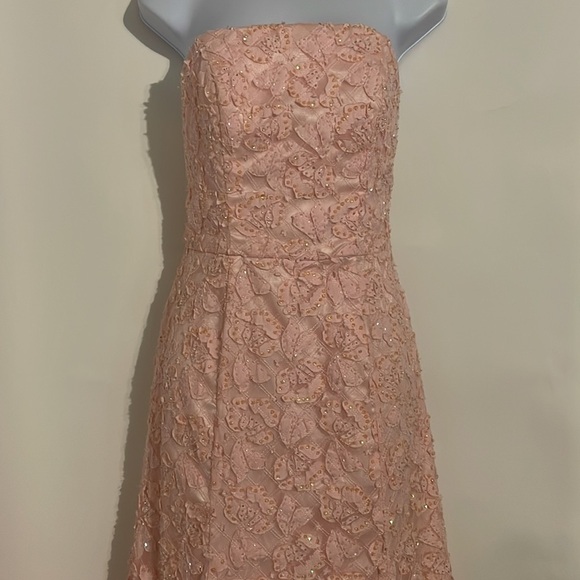 LE GALA BY MON CHERI 𝅺Blush Pink Strapless Prom Dress! - Picture 2 of 4